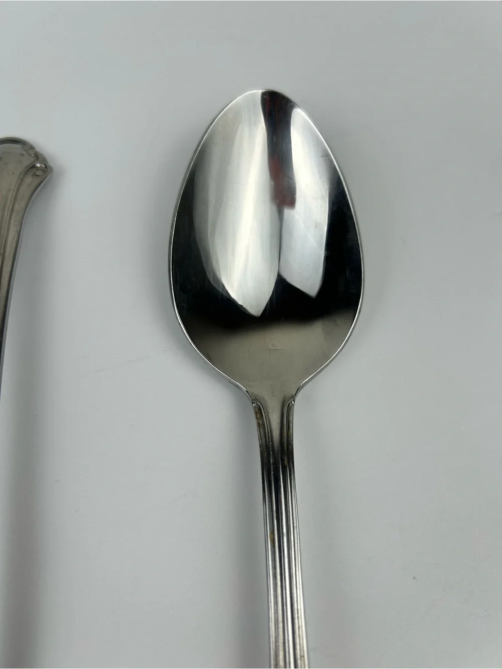 Pfaltzgraff Meridian 2 Pc Stainless Steel Serving Spoons Set Silver